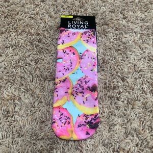 New! Living Royal novelty donut socks